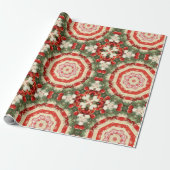 antiek kerstfeest Deel 1 Ephemera Cadeaupapier (Uitgerold)