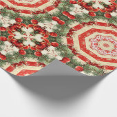  antiek kerstfeest Deel 1 Ephemera Cadeaupapier (Hoek)