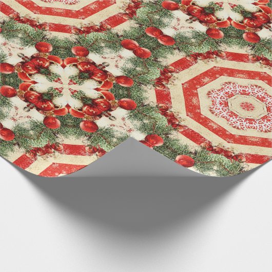  antiek kerstfeest Deel 1 Ephemera Cadeaupapier (Hoek)