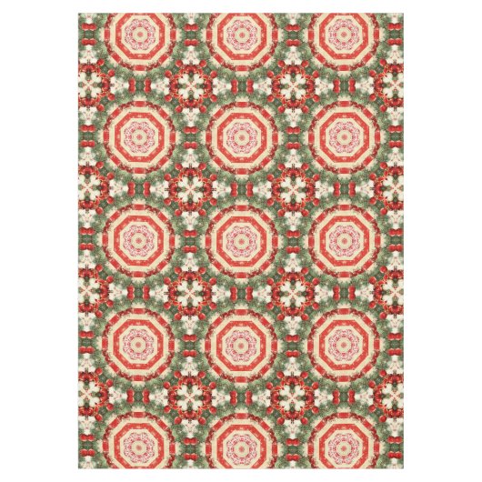 antiek kerstfeest Deel 1 Ephemera Tafelkleed (Voorkant)