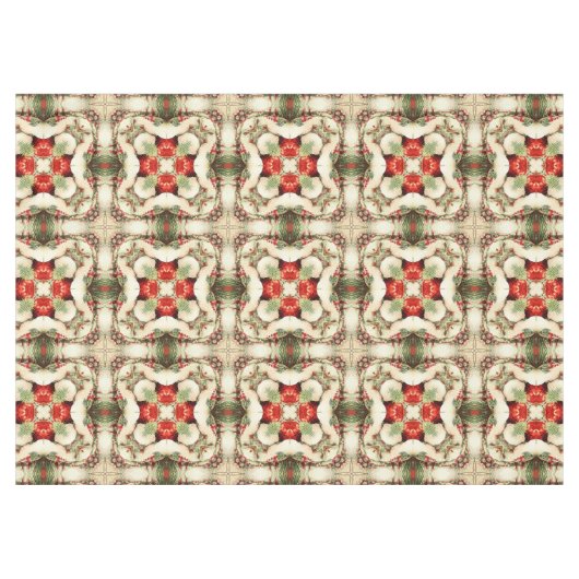 antiek kerstfeest Gedekte Deel 8 Ephemera Tafelkleed (Voorkant (Horizontaal))