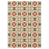 antiek kerstfeest Gedekte Deel 8 Ephemera Tafelkleed (Voorkant)