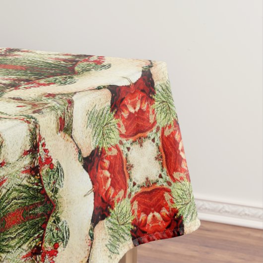 antiek kerstfeest Gedekte Deel 8 Ephemera Tafelkleed (Voorbeeld)