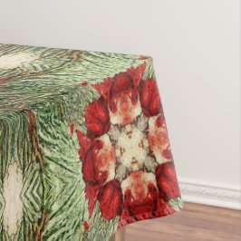 antiek Kerstfeest Gedekte Deel 9 Ephemera Tafelkleed