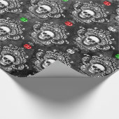 Antiek kerstfeestdagen cadeaupapier (Hoek)