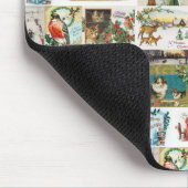 Antiek kerstfeestdagen muismat (Hoek)