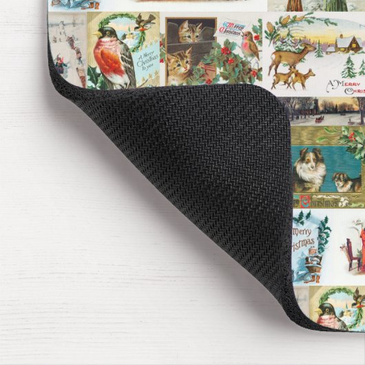 Antiek kerstfeestdagen muismat (Hoek)