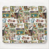 Antiek kerstfeestdagen muismat (Voorkant)