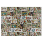 Antiek kerstfeestdagen snijplank (Voorkant)