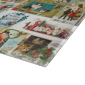 Antiek kerstfeestdagen snijplank (Hoek)