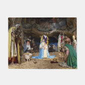 Antiek kerstfeestscène deurmat (Voorkant)