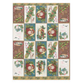 Antiek kerstkaart tafelkleed (Voorkant)