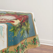 Antiek kerstkaart tafelkleed (Voorbeeld)