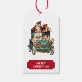  Antiek kerstkerstkerstbeker Cadeaulabel (Voorkant)