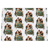  Antiek kerstkerstkerstbeker Groot Cadeauzakje (Voorkant)