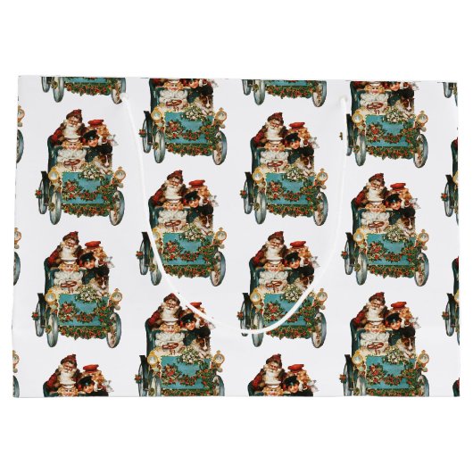  Antiek kerstkerstkerstbeker Groot Cadeauzakje (Achterkant)