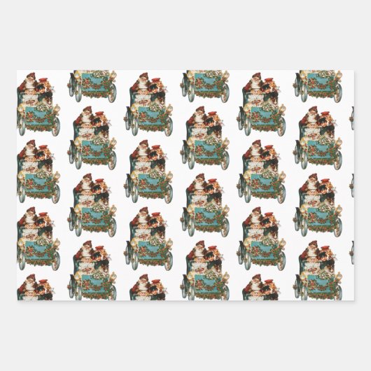  Antiek kerstkerstkerstbeker Inpakpapier Vel (Voorkant 3)