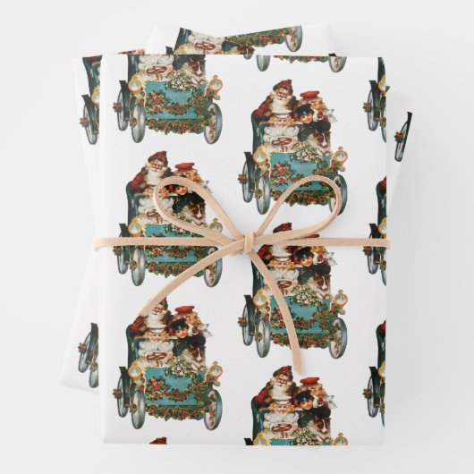  Antiek kerstkerstkerstbeker Inpakpapier Vel (In situ)