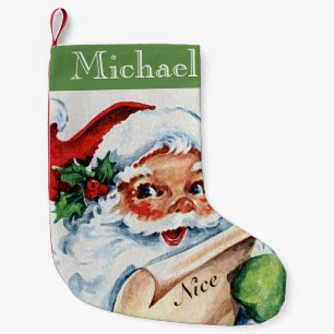  Antiek kerstkerstkerstcadeau Kleine Kerstsok