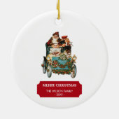  Antiek kerstkerstkerstkerstkerstkerstkerstkerstfe Keramisch Ornament (Achterkant)