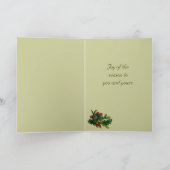 Antiek Kerstman Kaart (Binnen)