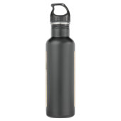 Antiek Kerstmis Meisje Winter Kind Waterfles (Achterkant)