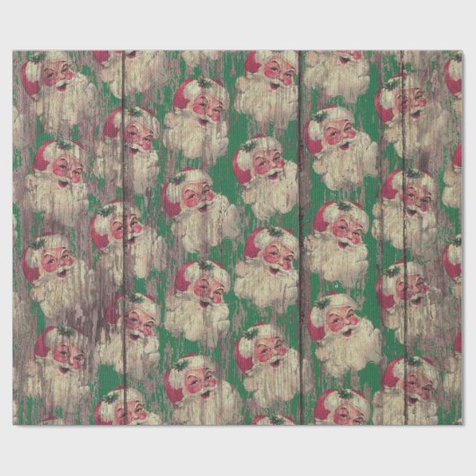  antiek kerstnamedrukpapier cadeaupapier (Vlak)