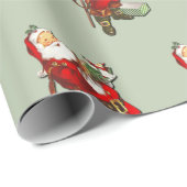 Antiek kerstpapier cadeaupapier (Rol Hoek)