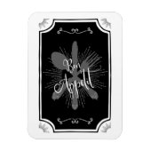 Antiek Keukenbord - Bon Appetit Magneet (Verticaal)