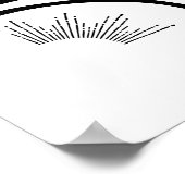 Antiek Keukenbord - Bon Appetit Poster (Hoek)