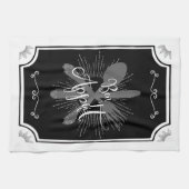 Antiek Keukenbord - Bon Appetit Theedoek (Horizontaal)