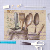 Antiek keukengereedschap, Poster van loskoppeling Tissuepapier (Craft)