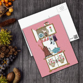  Antiek Keukenkoffiekast Briefkaart