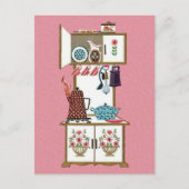  Antiek Keukenkoffiekast Briefkaart (Voorkant)