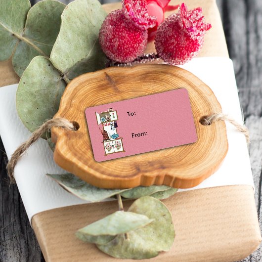  Antiek Keukenkoffiekast Etiket