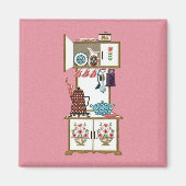  Antiek Keukenkoffiekast Magneet (Voorkant)