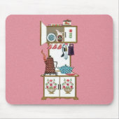  Antiek Keukenkoffiekast Muismat (Voorkant)