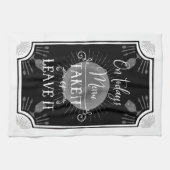 Antiek Keukenteken - op het Menu van vandaag Theedoek (Horizontaal)