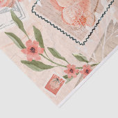  Antiek kieuwsteenslag Verloskundige Collage Tissuepapier (Detail)