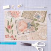  Antiek kieuwsteenslag Verloskundige Collage Tissuepapier (Craft)