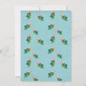 Antiek Kijk Vrijgezellenfeest Tea Party Uitnodigin Kaart (Achterkant)