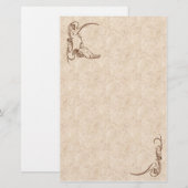 Antiek kijkerij briefpapier (Voorkant / Achterkant)