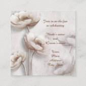 Antiek kijkplaats Lotus Flower Reception Enclosure Informatiekaartje (Voorkant)