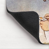 Antiek Kind plukken Daisies Flowers Muismat (Hoek)