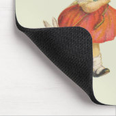 Antiek Kinderen Konijn Paaskunst Muismat (Hoek)