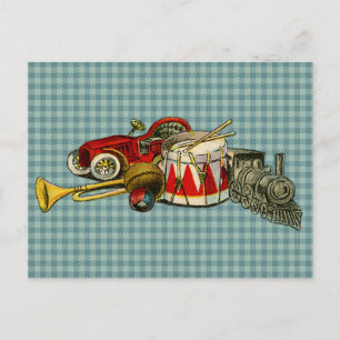 Antiek kinderspeelgoed briefkaart