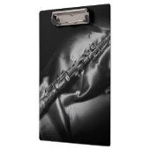 Antiek klarinet stilleven, B&W Klembord (Links)