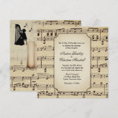 Antiek klassiek thema Weddenschap Kaart (Voorkant / Achterkant)