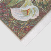  Antiek Klassieke Calla Lily Flower Tissuepapier (Detail)