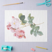 Antiek klassieke handbediende bloemen Tissuepapier (Craft)